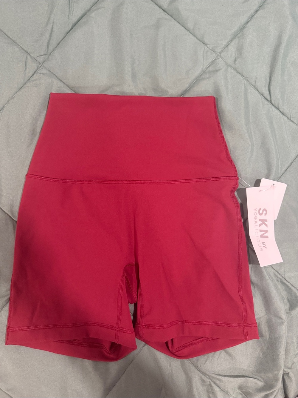 Yogalicious High-Rise Berry Bike Shorts